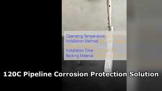 3LPP Heat Shrink Sleeve για προστασία από τη διάβρωση αγωγών 120C